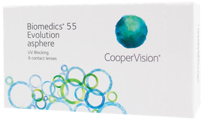 Biomedics 55 Evolution, 6 linser